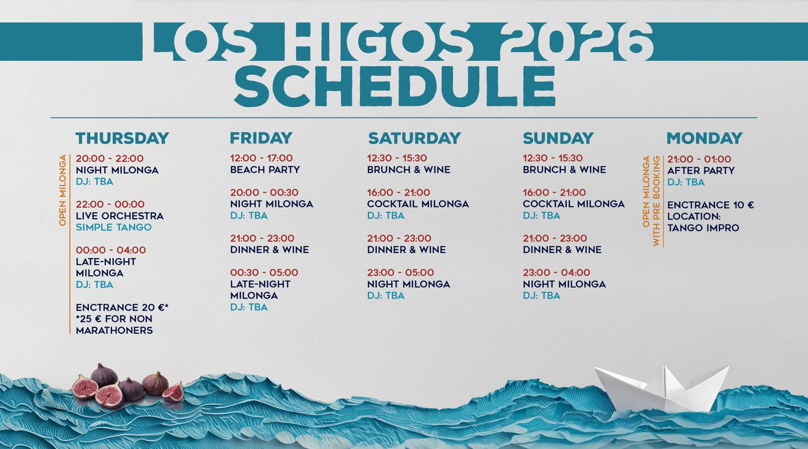 los higos schedule